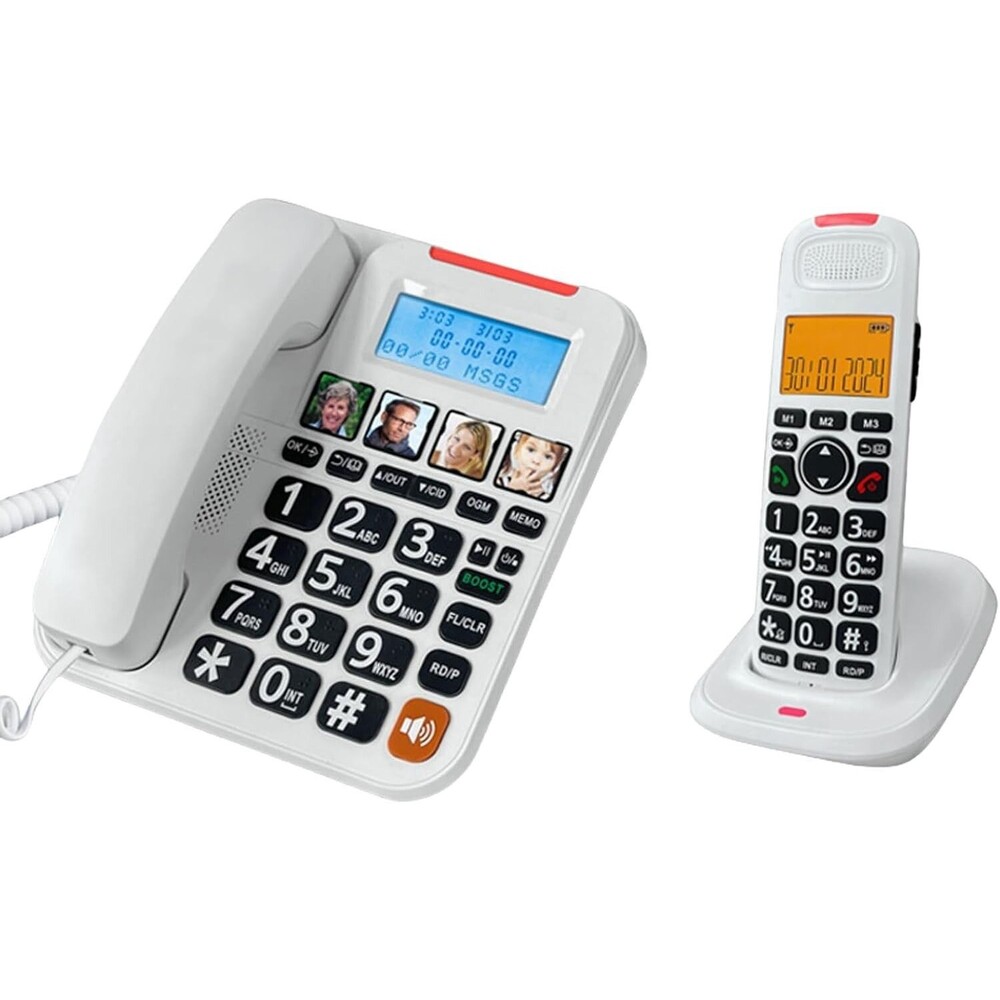 Corded Telephone with Speakerphone and Hearings Aid Compatibility GAPs